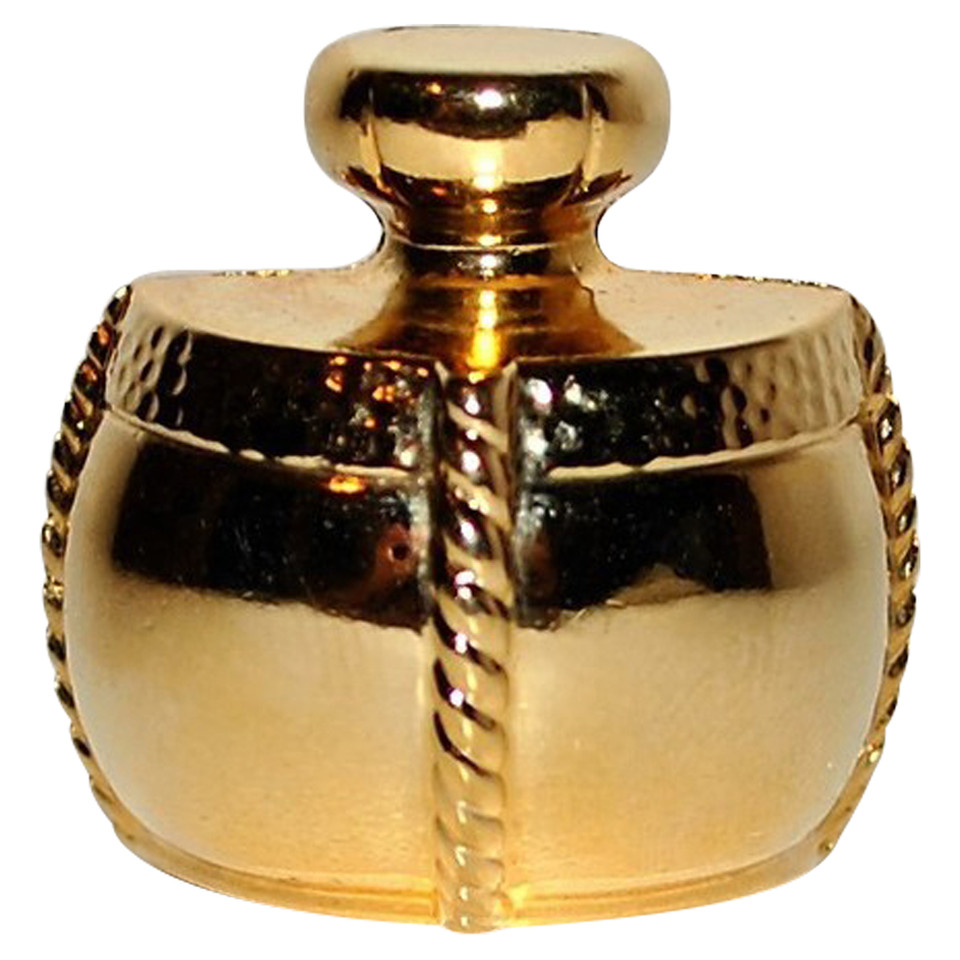 Yves Saint Laurent Goldfarbene Brosche