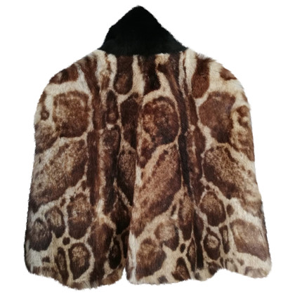 Gucci Mink jacket with pattern