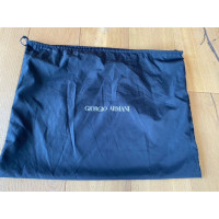 Giorgio Armani Handtasche aus Lackleder in Taupe
