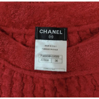 Chanel Robe en Viscose en Rouge