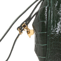 Miu Miu Clutch Bag Patent leather in Green