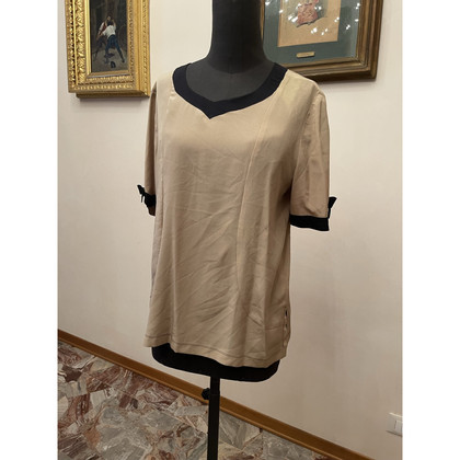 Valentino Garavani Top Silk in Beige