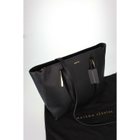 Maison Heroine Handtasche aus Leder in Schwarz
