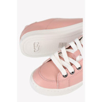 Coach Sneakers Leer in Roze