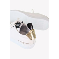 John Galliano Chaussures de sport en Cuir en Blanc
