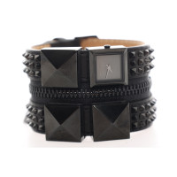 Karl Lagerfeld Watch Leather in Black