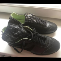 Maliparmi Sneakers aus Leder in Schwarz