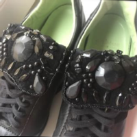 Maliparmi Sneakers aus Leder in Schwarz