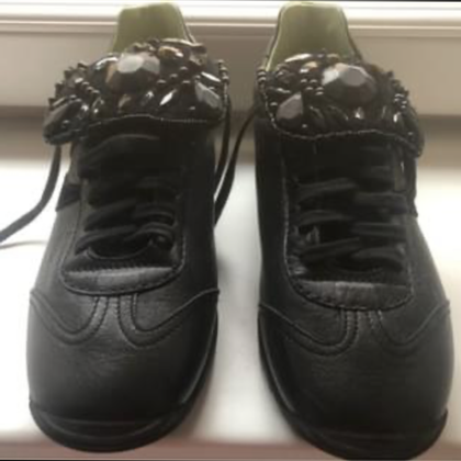 Maliparmi Chaussures de sport en Cuir en Noir