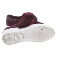 Michael Kors Trainers Leather in Bordeaux