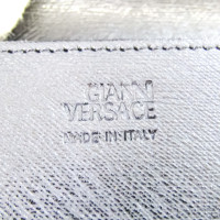 Versace Tasje/Portemonnee Leer in Zwart