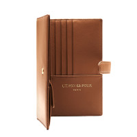 Utmon Es Pour Paris Bag/Purse Leather in Brown
