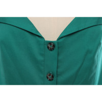 Saloni Dress Cotton in Green