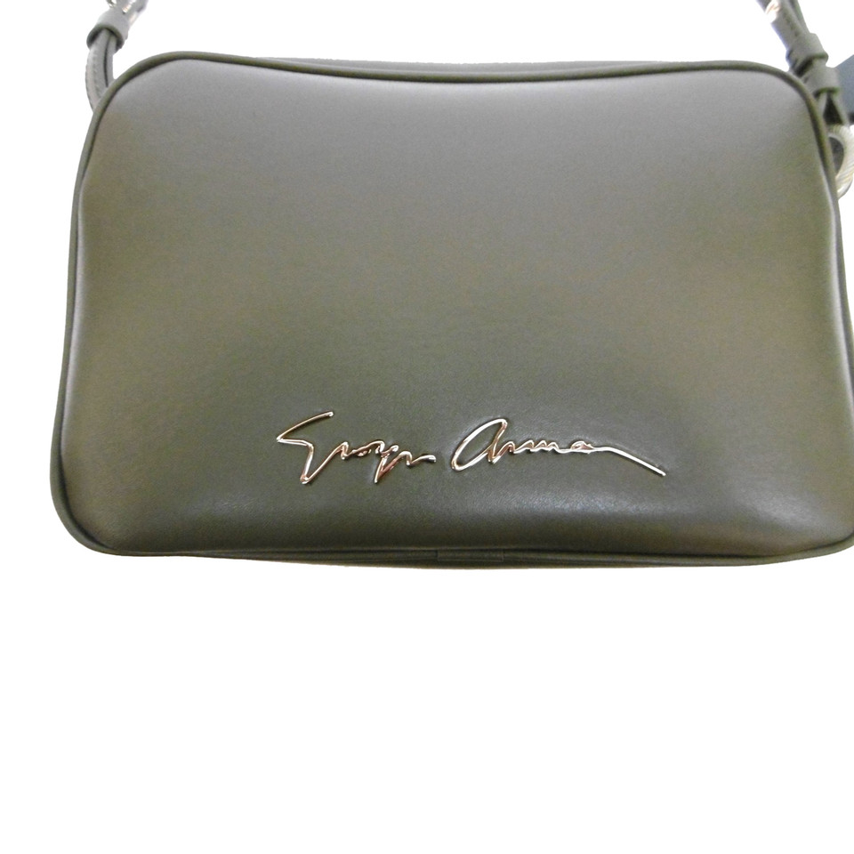 Giorgio Armani Shoulder bag Leather in Olive