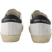 Golden Goose Sneakers Leer in Wit