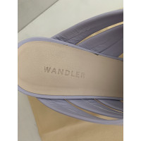 Wandler Sandalen aus Leder in Violett