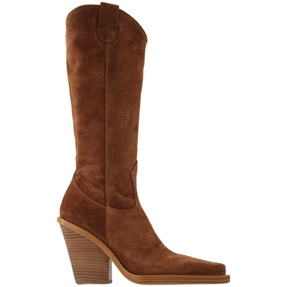 Paris Texas Bottes en Cuir en Marron