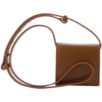 Lemaire Camera Bag in Pelle in Marrone