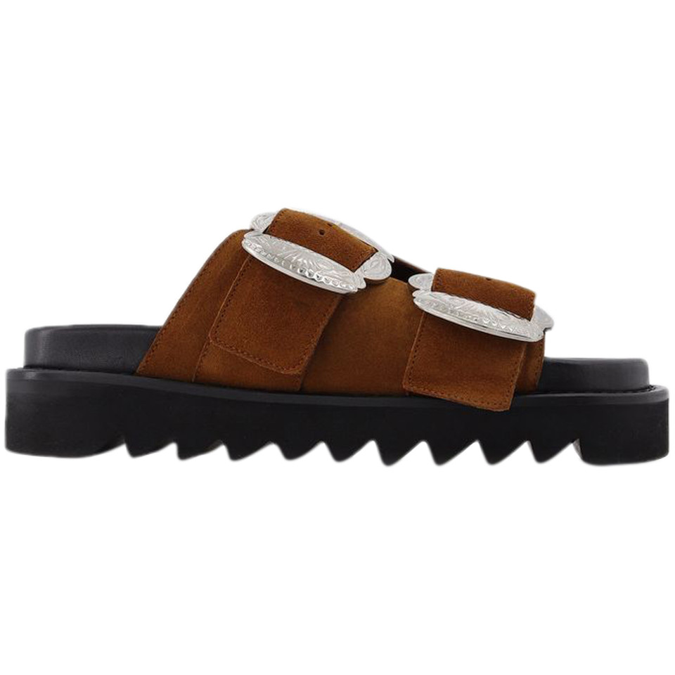 Toga Sandalen aus Leder in Braun