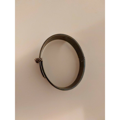Bottega Veneta Armreif/Armband aus Silber in Schwarz