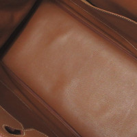 Hermès Birkin Bag 40 Leer in Bruin