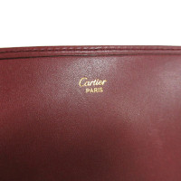 Cartier Clutch Leer in Bordeaux