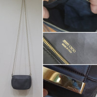 Jimmy Choo Carolina Clutch Bag Leather in Black