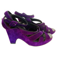 Tod's Sandals Suede in Violet