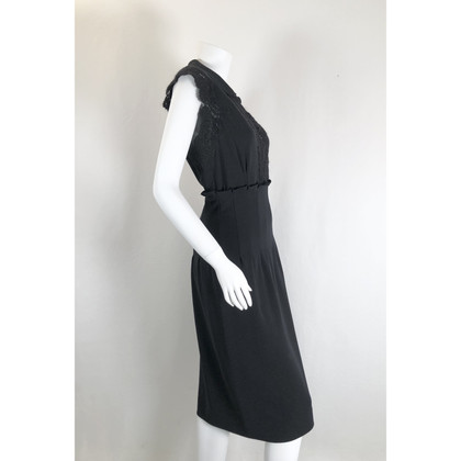 Ermanno Scervino Kleid aus Jersey in Schwarz
