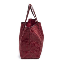 Fendi Schoudertas Canvas in Rood