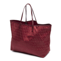 Fendi Schoudertas Canvas in Rood