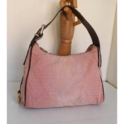 Fendi Handtasche aus Canvas in Rosa / Pink