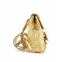 Dior Backpack Leather in Gold