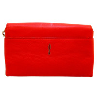 Christian Louboutin Clutch Bag Leather in Red