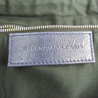 Balenciaga City Bag Leer in Blauw