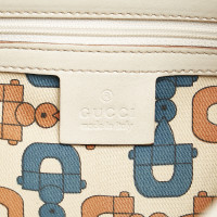 Gucci Tote bag Leer in Wit