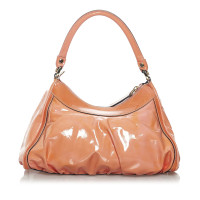 Gucci Shoulder bag Patent leather in Orange