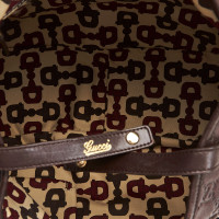 Gucci Tote bag Leer in Bruin