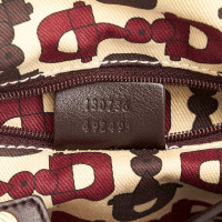 Gucci Tote bag Leer in Bruin