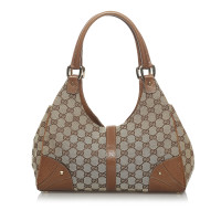 Gucci Shoulder bag Canvas in Brown