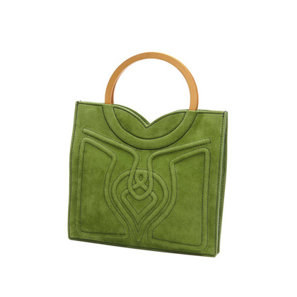 Genny Handbag Leather in Green