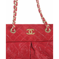 Chanel Shoulder bag Leather in Red