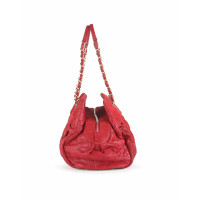 Chanel Shoulder bag Leather in Red