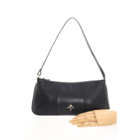 Manu Atelier Cylinder Bag Leather in Black