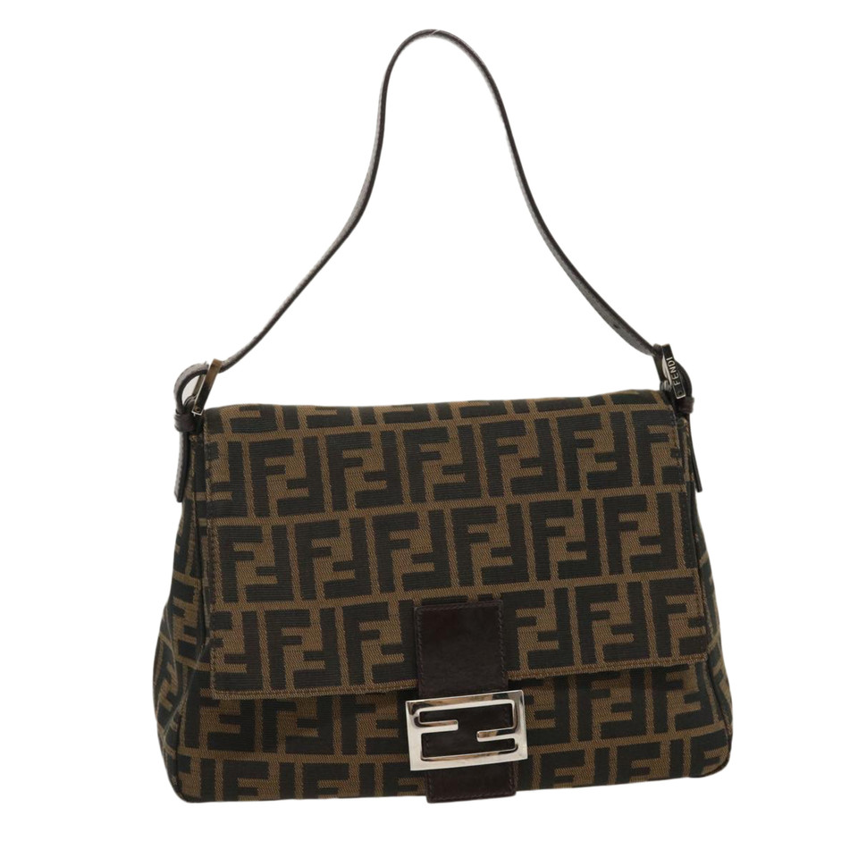 Fendi Mamma Baguette Canvas in Bruin