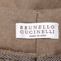 Brunello Cucinelli Pantalon en ocre