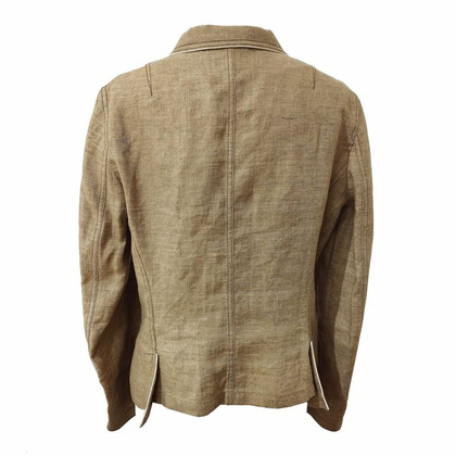 Brunello Cucinelli Jacket/Coat Linen in Nude