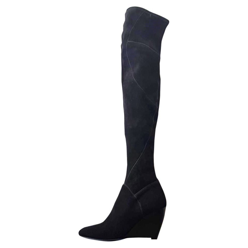 Sigerson Morrison Boots Suede in Black