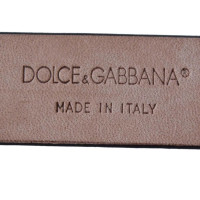 Dolce & Gabbana  Gürtel aus Aalleder