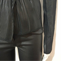 Jitrois Anzug aus Leder in Schwarz